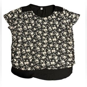 Old Navy Floral High Low Top